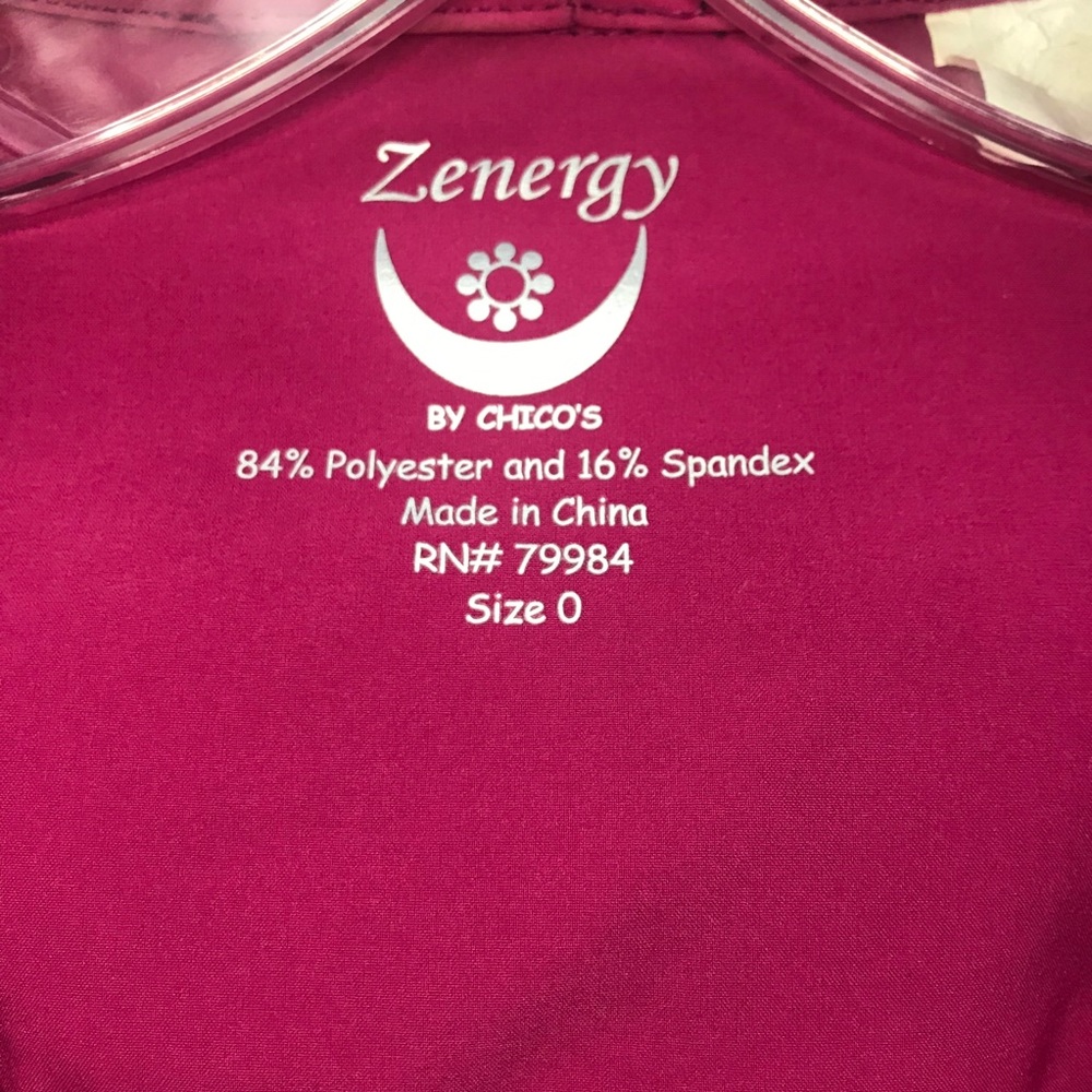 Women’s Zenergy by Chico’s Full Zip Hooded Jacket - Picture 4 of 16
